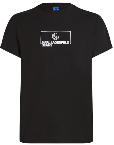 Karl Lagerfeld Jeans Herren Slim Outline Logo T-Shirt
