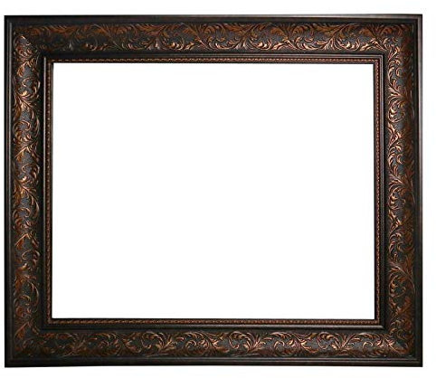 Barockrahmen altgold verziert, Rahmen Barock altgold, 917 ARO, Leerrahmen, 24x30 cm