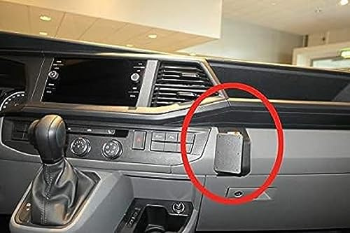 Brodit | ProClip Fahrzeughalter 855588 | Made IN Sweden | Winkelbefestigung | für linkslenkende Fahrzeuge | passt Gerätehalter, Schwarz