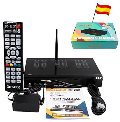 Ostark AS7 Pro DVB S/S2X Récepteur satellite Full HD Youtube H.265 HEVC USB WiFi inclus