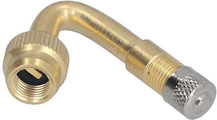 SAMETRUCK Ventilverlängerung 45° gebogen Metall LKW PKW Auto Bus Reifen Ventil Adapter