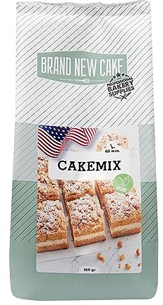BrandNewCake® Mezcla para Pastel Vegano 500g - Fácil de Preparar y Delicioso