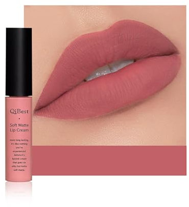 Anifer Velluto opaco rossetto liquido trucco di lunga durata e usura impermeabile, non Stick Cup Lip Gloss, (Rosa 607)