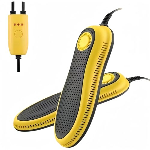 Asciugascarpe elettrico portatile con timer 3 modalità per scarpe, scarponi da sci, guanti, calzini in inverno / pioggia