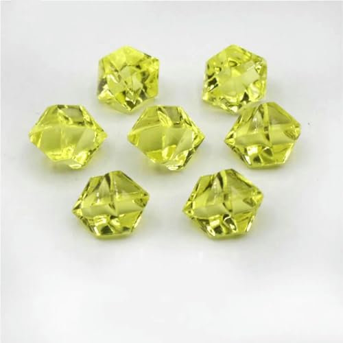100-100 STK. Edelsteine Stücke Eisbohnen 11x14,0mm Bunte kleine Steine Acrylschmuck