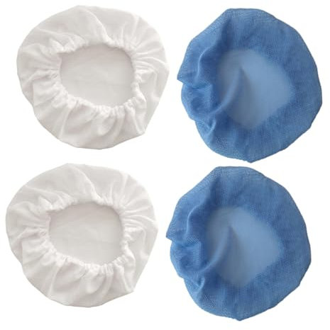 WRITWAA 4stücke Atmungsaktive Mesh Kochmütze Verstellbar Unisex Set Für Küchen Restaurants Langlebig Und Schweißabsorbierend