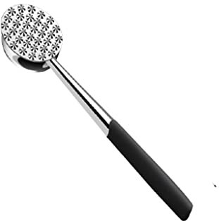 GZKDKZB Ablandador de Carne de Doble Cara con Mango Antideslizante, Herramienta de Cocina doméstica, Martillo ablandador de Carne para Filete, Pollo, Pescado (Color: como SE Muestra)