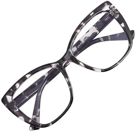 GNALIA Blue Light Blocking Glasses - 1 Unidad (14.2Cm Ancho) | Gafas Protección Luz Azul Para Mujer | Antifatiga Y Antirreflejos Uv | Diseño Gaming | Estampado Leopardo