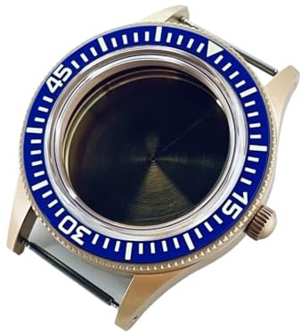 NLNKDTDPAK 40 mm retro kupolformad passform for NH35 NH36 NH34 ETA2824 PT5000 klockfodral med safirkristall lysande keramikram(B2 Blue Bezel,NH35 NH36 NH34)
