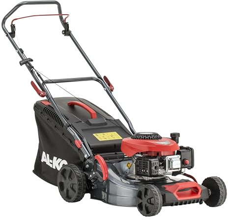 AL-KO Cortacésped de Gasolina Easy 4.16 P-D, Ancho de Corte de 41 cm, Potencia de Motor de 1,2 kW, Ajuste de Altura de Corte Central, Carcasa de Chapa de Acero, para césped de hasta 600 m²
