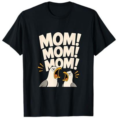 Mamma Mamma Mamma Look Divertente Gabbiano Madre Uccello Maglietta