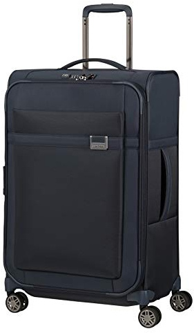 Samsonite Airea - Spinner M espandibile, custodia, 67 cm, 73,5/81,5 L, blu (blu scuro)