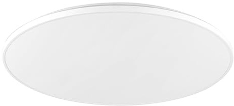 EGLO LED Deckenleuchte Kaoki 1, runde Deckenlampe | Deckenbeleuchtung aus Kunststoff in Weiß, Aufbauleuchte für Flur und Küche, neutralweiß, Ø 50 cm