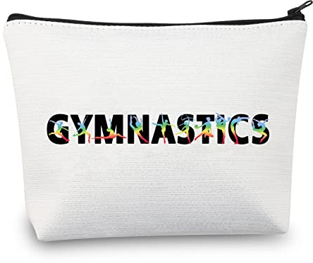 Turn-Geschenke für Mädchen, Make-up-Tasche, Gymnastik-Kosmetiktasche, Turnliebhaber, Trainer, Reißverschluss-Tasche, Turnbeutel, modisch