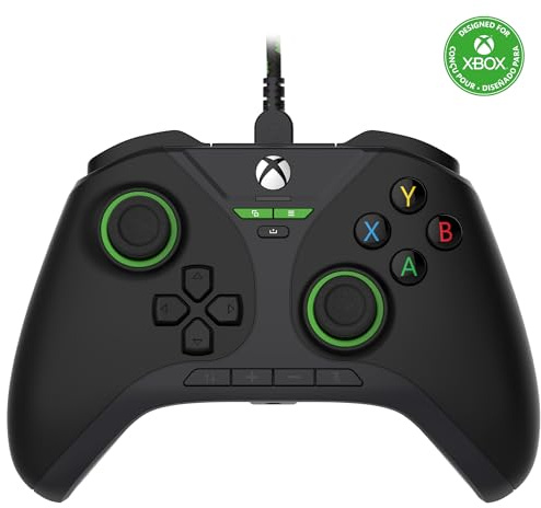 Snakebyte Gamepad Pro X schwarz - kabelgebundener Xbox Series X|S & PC Controller, Hall-Effect Sensoren, Audio-Panel, Zusatztasten, Trigger-Stops