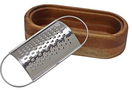 F Fityle Broyeur de Nourriture, râpe à Fruits et légumes, boîte à ustensiles de Cuisine, râpe à Fromage avec récipient de Stockage pour Gingembre et Carottes