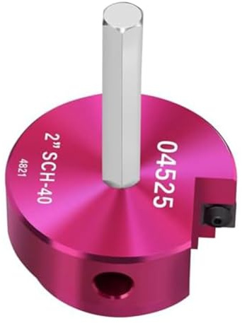OLurkthu 1 PVC Pipe Reamer with Blade Head 2 Inches, PVC Pipe Cleaning Reamer with 3/8 Inch Hexagonal Shaft for Pipe Repair Plan 40 PVC Pipes