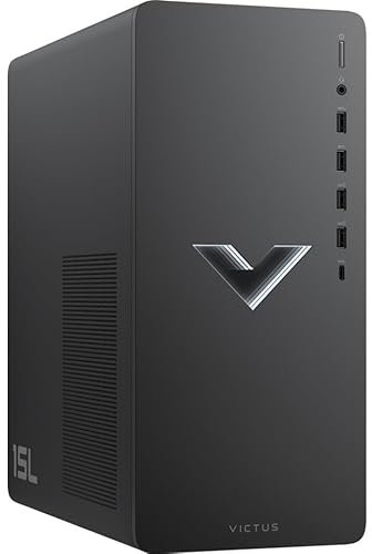 HP Victus 15L Gaming Desktop PC TG02-1009na | Intel® Core™ i5-13400F Processor | 8GB DDR4 RAM | 512GB SSD | NVIDIA® GeForce RTX™ 3050 GPU 8GB DDR6 | Microsoft Windows 11 Home | Mica Silver