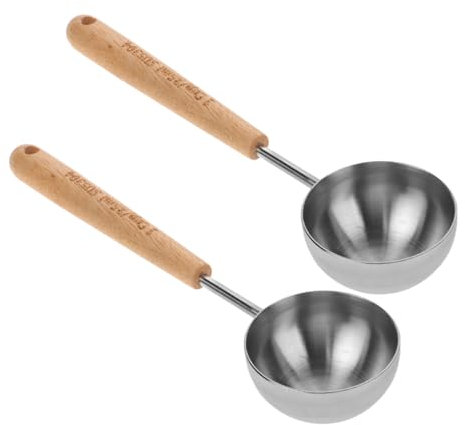 TOPBATHY Set Di Misurazione Da 25 Ml Con Manico - Cucchiaino Dosatore Per Tè Caffè Argento Utensile Da Cucina