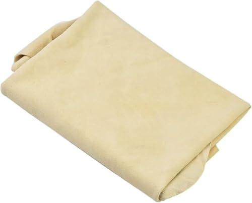 Large Absorbent Chamois Leathers for Cars, 70 * 40cm Chamois Cleaning Cloth, Natural Shammy Leather Cloth Fast Drying, Soft Car Chamois Cleaning Cloth, Chamois Leather Cloth