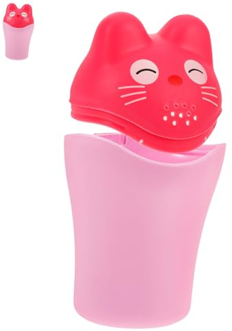 TOYANDONA Taza De Lavado De Cabello Para Bebés Con Tazón Adorable Color Rosa Para Ducha y Lavado De Usar y