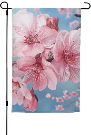 Stampa di fiori di ciliegio giapponesi, 30,5 x 45,7 cm, per portico, per tutte le stagioni, per esterni, decorazione per cortile, patio