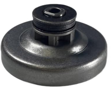 Clutch Drum 123886-6 for ES 153 163 173 183 A, 3/8 Inch Sprocket with 6 Tooth Design, for UC3030 UC3540 Models, Metal Brake Drum