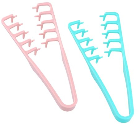 Peine de 2 piezas con textura y volumen de raíz de dientes ancha y flexible, para un aseo voluminoso y preciso para hombres y mujeres
