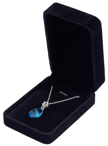 Beebeecraft Scatola Regalo in Velluto per Gioielli Piccole Scatole per Ciondoli Braccialetti Orecchini Catene Espositori per Gioielli per Matrimonio Proposta Fidanzamento Compleanno