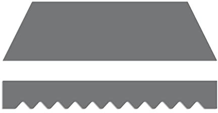 home Trends Preiswert Markisen Tuch Markisenbespannung Ersatzstoffe Diverse Farben Maße 4 x 3 m Markisenstoffen MIT Volant fertig genäht mit Umrandung P1024 - Grau