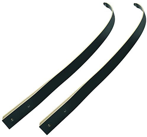 Black Hunter, originaler Ersatz für Recurvebogen Gliedmaßen, GLURAK 27,2 kg Fiberglas und Bambusplatte, laminierte Bogengliedmaßen