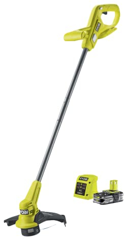 Akku-Trimmer RYOBI ONE+ 18 V - Ø Schnitt 23 cm - Ø Draht 1 x 1,6 mm - 1 Lithium+-Akku 18 V 1,5 Ah und 1 Ladegerät 1,5 A