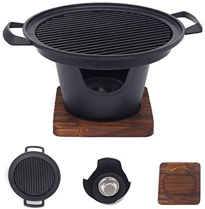 Barbacoa Pesada Portátil de Carbono y Aleación de Aluminio - Parrilla Mini Doméstica con Accesorios