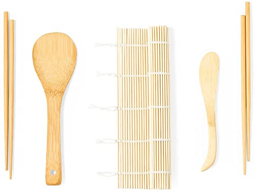 Generico Set de couverts pour sushi poisson cru kit déjeuner dîner baguettes couverts