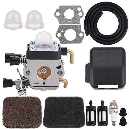 NZBUY FS85 Vergaser + Luftfilterabdeckung Kompatibel mit STIHL FS75 FS80 FS 85 KM80 KM85 FC75 Rasentrimmer Freischneider Tune-Up Kits