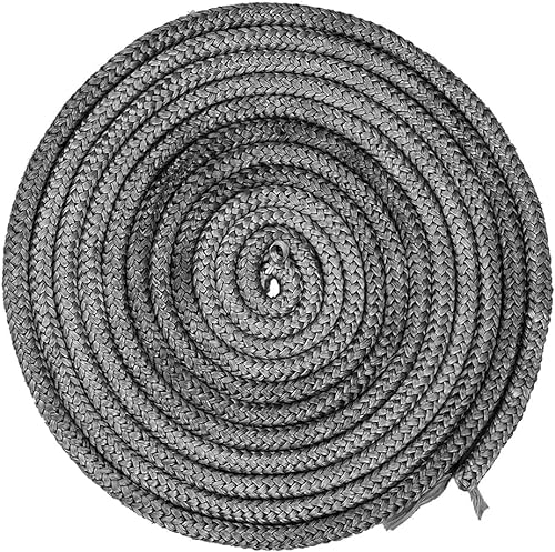 YUETTYY Joint de porte de poêle à bois, corde pour poêle à bois, 6/8/10/12 mm x 2/3 m, joint rond en fibre de verre pour poêle à bois (2,6 mm)
