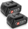 2X 5.0Ah 18V sostituzione per 18V Batteria 5.0Ah BAT610G BAT609 BAT609G BAT619 BAT621 BAT620 2607336169 2607336170 con LED