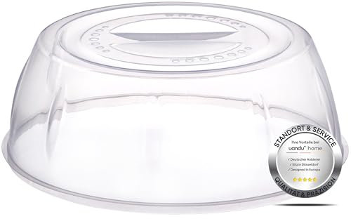 uandu Mikrowellen Abdeckung, Mikrowelle, Mikrowellengeschirr, Küche Aufbewahrung & Organisation, Microwellengerät, Microwellenabdeckungen, Abdeckhaube Mikrowelle, Microwave Cover, Ø 26x10 cm