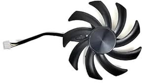QKFTCSDW FDC10H12S9-C 12V GTX1660 Ventilateur de Refroidissement de Carte Graphique Compatible avec GTX 1660 Super Ventilateur de Refroidissement de Carte Graphique