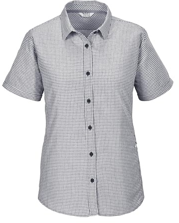 killtec dam funktionell blus kortärmad/blus KOS 43 WMN WVN SHRT, nattblå, 36, 42789-000