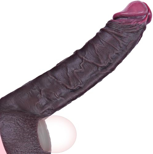 Agrandador de pene realista, funda de silicona reutilizable de 7,5 pulgadas con anillo grueso, para retrasar la eyaculación, mejorar la erección y como juguete sexual para parejas masculinas