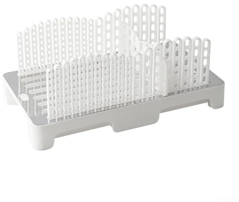 MeevrgR Trancheuse à pain réglable pour sandwichs et gâteaux – Coupe-toast pliable avec contrôle de la largeur, outil de cuisine en polypropylène blanc pour tranches uniformes (34 x 19,3 x 14 cm)