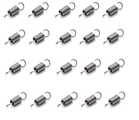 20 pcs Inossidabile Acciaio Piccolo Doppio Gancio Tensione Molla ， 304 Acciaio inossidabile Acciaio Compressione Molle 0,3mm x 3mm x 10mm Molla di Compressione per Forbici da Giardino