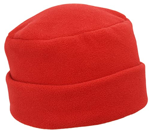 MELEGARI Damenhut mit Revers | Beanie Lyuba | Fleece Polar Fleece | Tasche | Made in Italy