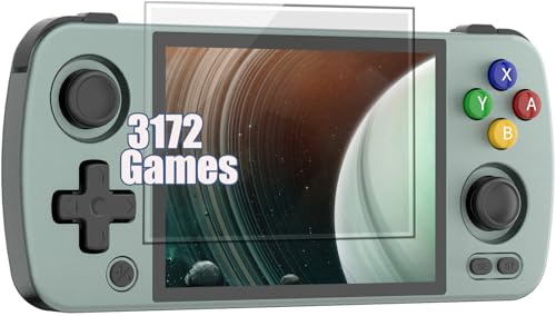 Airuidas RG405M Retro Handheld Game Aluminiumlegierung, Android 12 Eingebaute 128G TF Karte 3172 Spiele, 4 Zoll IPS Touch Screen mit Game Front-end, RG405M unterstützt OTA Wireless Upgrade