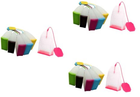 IMIKEYA 18pièces Infuseurs à Thé Silicone Réutilisables Sachets à Thé Pour Mugs Et Théières