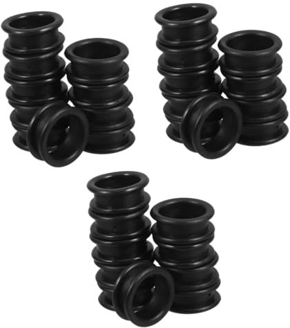 minkissy 3 Sätze Ring Ring Schere Fingerringe Rutschfester Scherenfingerring Fingerpflaster Fingerschutz Scherenfingerringe Klein Scherenfingerring Aus Silikon Kieselgel Black 10 Stück * 3