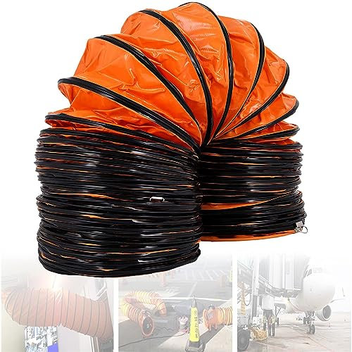 Flexibler PVC-Lüftungsschlauch, 200 mm Lüftungsk für Abluftventilatoren, industrieller tragbarer Ventilator, 5 m Luftstromschlauch für Zuhause und Baustelle Lüftungslösungen