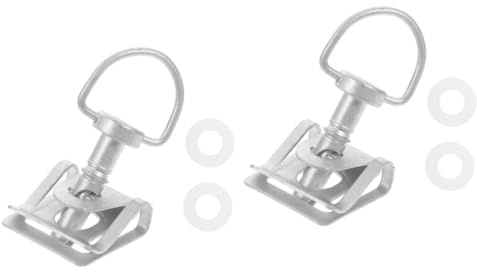 Alipis 2 Set Dispositivi Di Fissaggio Della Targa Per Auto Dispositivo Di Fissaggio Piatto Licenza Bulloni Della Piastra Bulloni Per Targhe Di Automobili Hardware Della Targa Acciaio