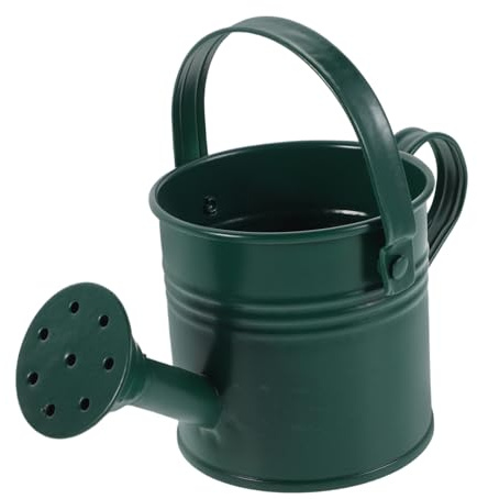 HEMOTON Annaffiatoio Mini Portatile con Annaffiatoio Zincato Vintage per Piante Decorazione Picnic e Fotografia